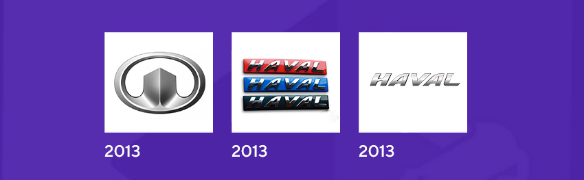 Логотип haval и логотип HAVAL