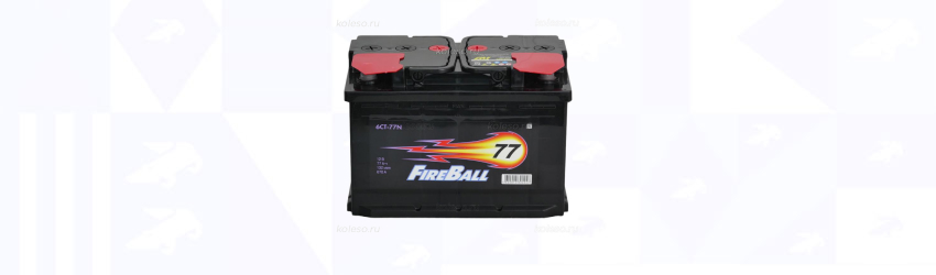 Fire Ball 6СТ 77Ah (обратная полярность) 276х175х190