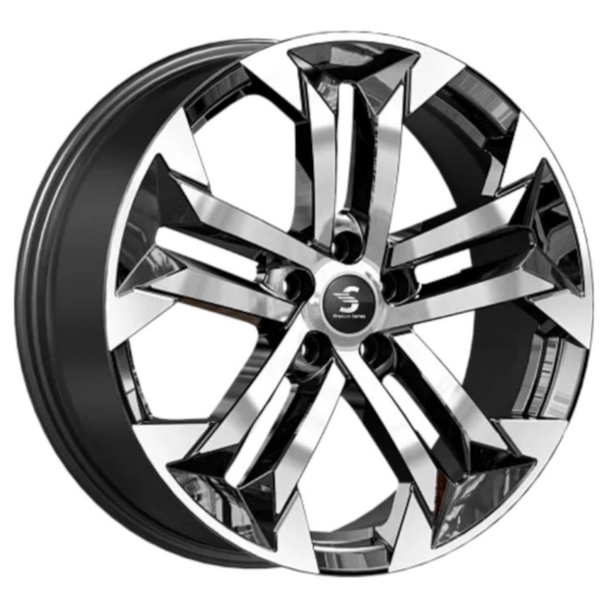 7.5x19 5*108 ET47 Dia60.1  Diamond gloss graphite
