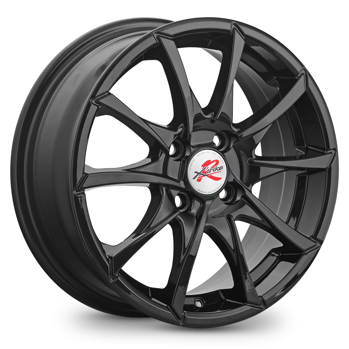 6x15 4*100 ET50 Dia60.1  BK