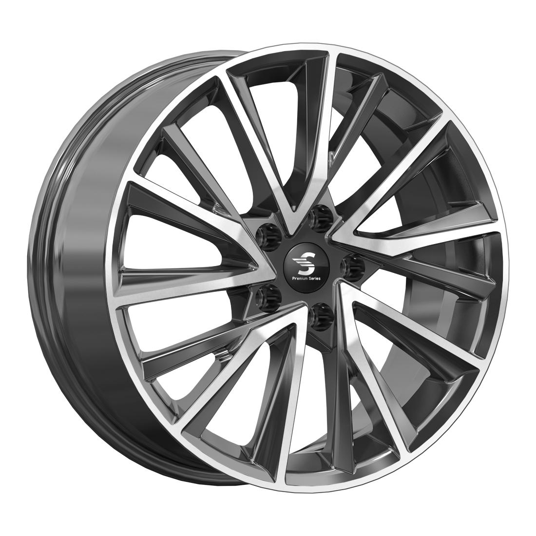 7.5x18 5*114.3 ET40 Dia66.1  Diamond gloss graphite