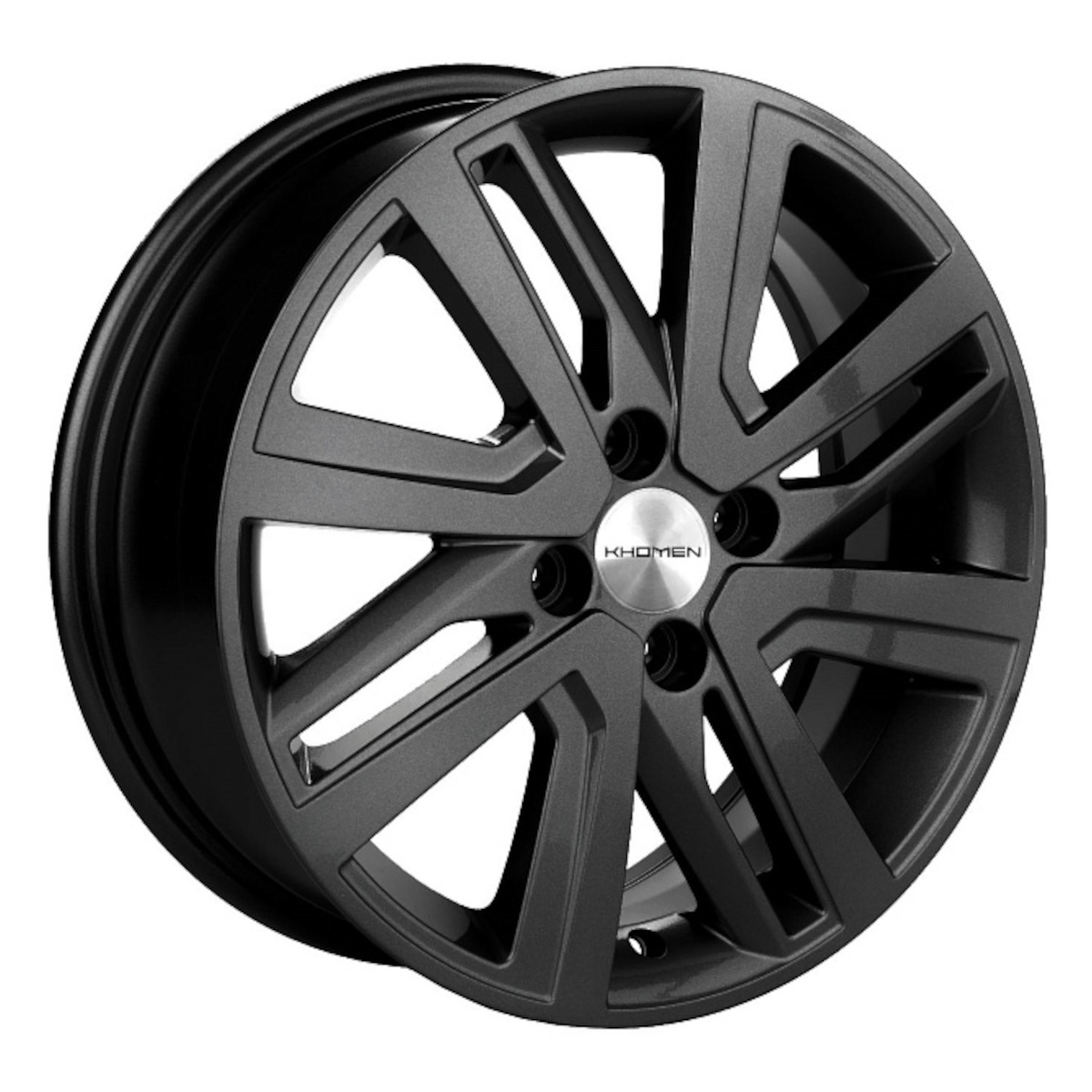 6x16 4*100 ET37 Dia60.1  Black