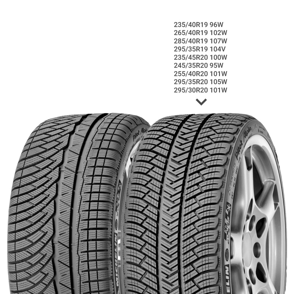 

Зимняя шина MICHELIN, Pilot Alpin 4 XL 255/40 R20 101W