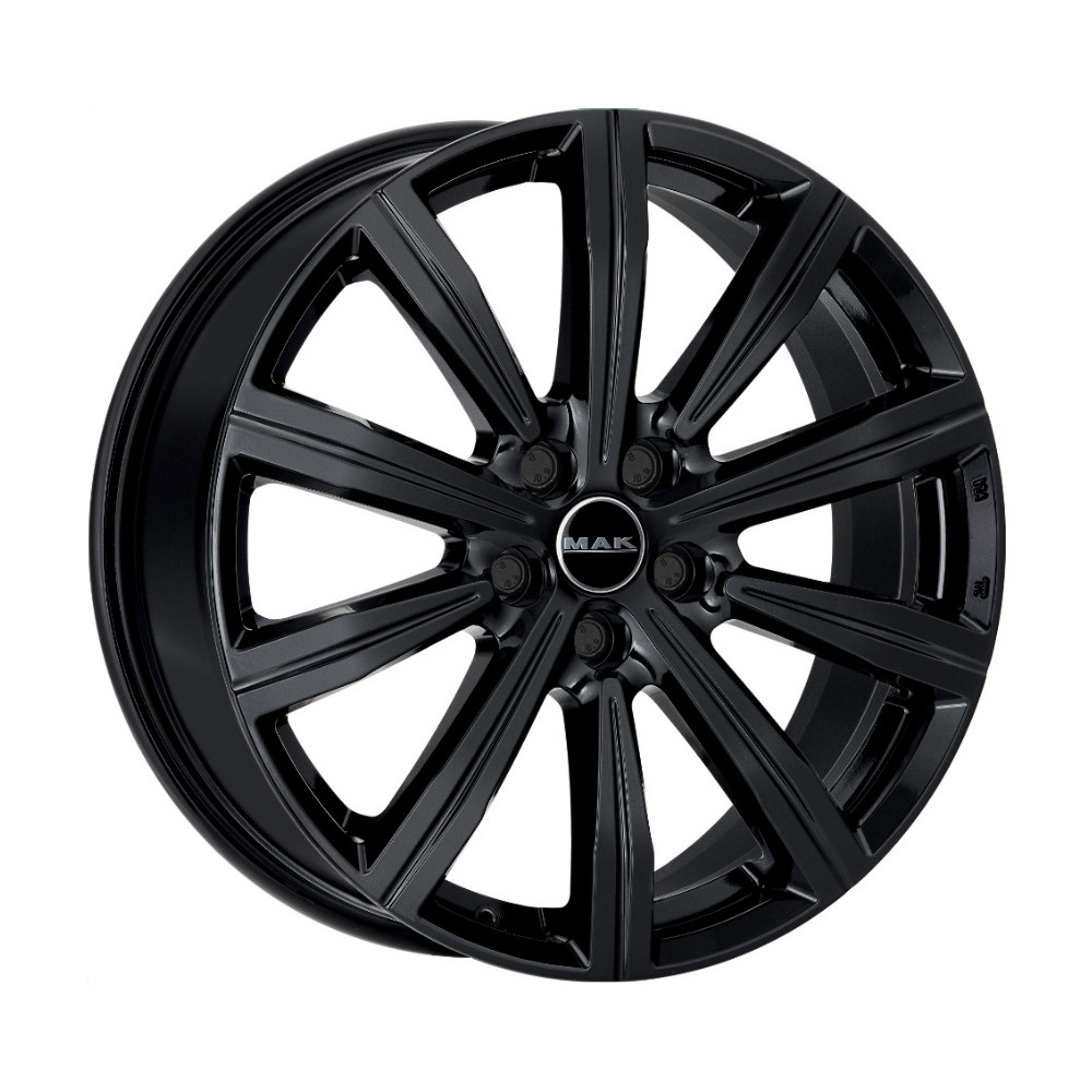 

Литой диск MAK, Gloss black, Birmingham 8.5x20/5*112 D66.6 ET29 Gloss Black