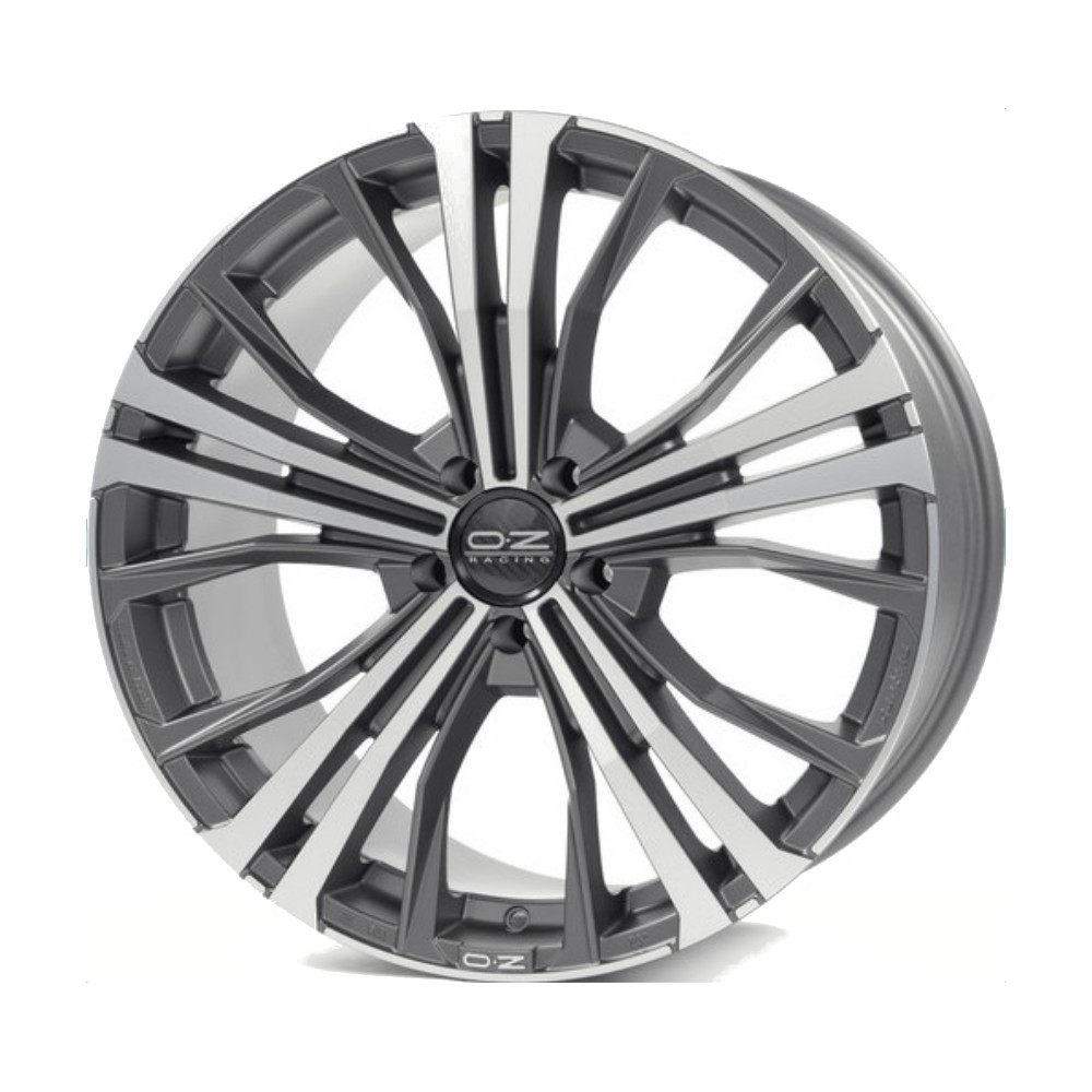 

Литой диск OZ, Matt dark graphite diamond cut, Cortina 9.5x20/5*112 D79 ET52 Matt Dark Graphite Diamond Cut