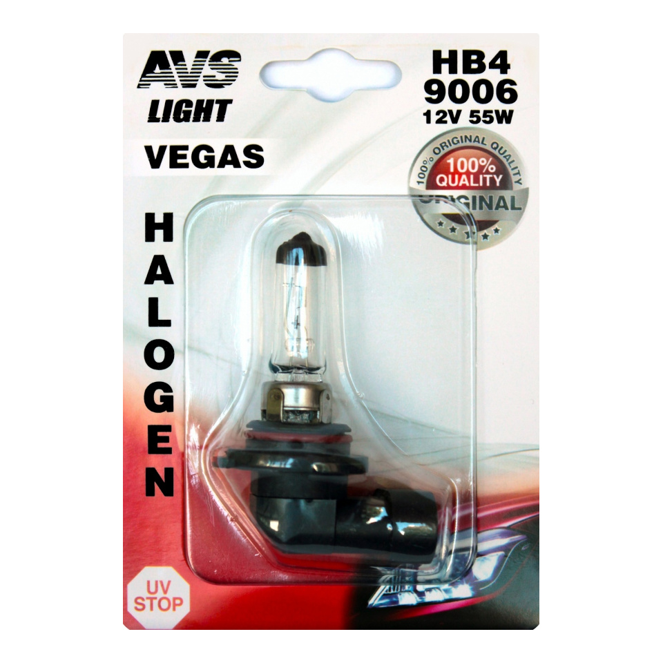 

AVS Галогення лампа Vegas в блистере НВ4/9006.12V.55W. 1шт (A78486S)