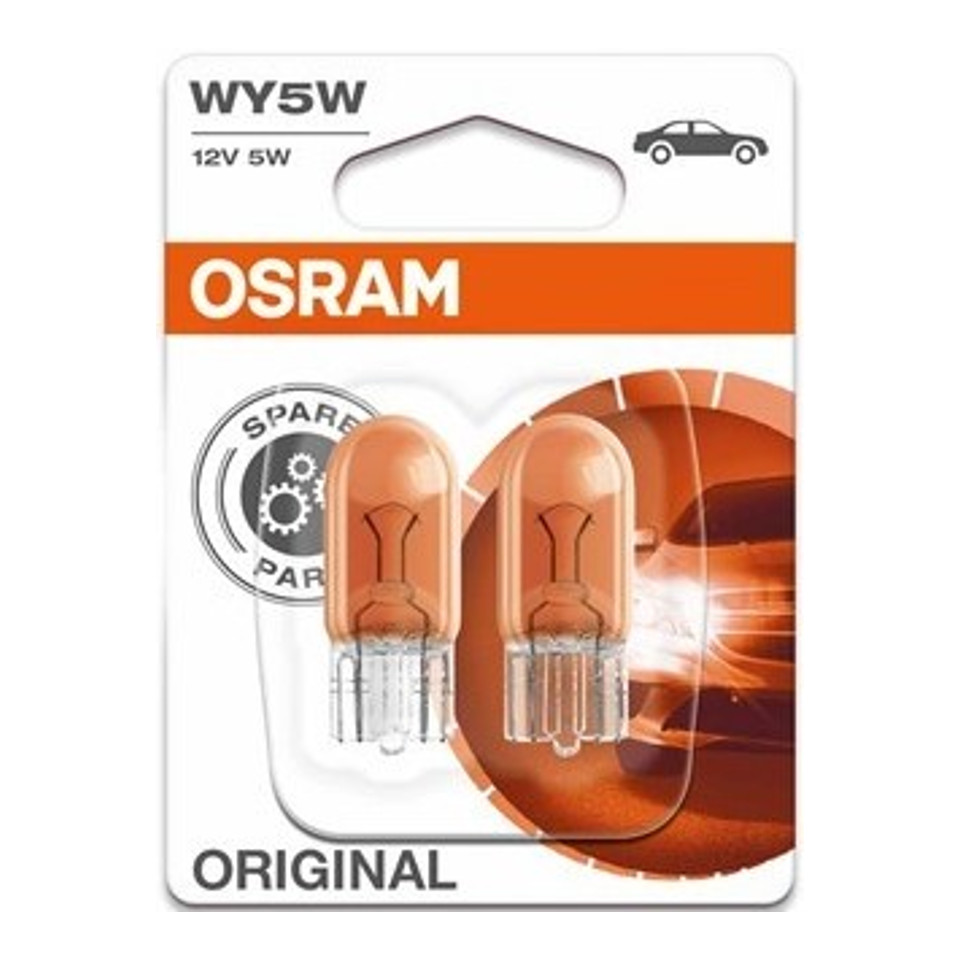 

Лампа OSRAM 2827-02B WY5W 12V W2.1X9.5D указателя поворота ORIGINAL LINE (блистер)( 2 шт.)