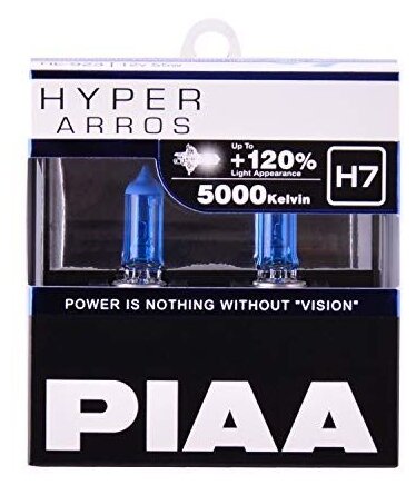 

Лампа PIAA HYPER ARROS HE-923-H7 (H7) 5000K 55W (2 шт)