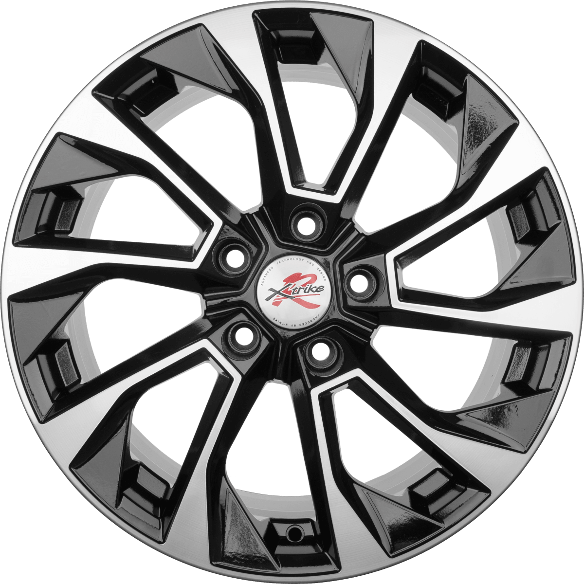 7x17 5*112 ET45 Dia57.1  BK/FP