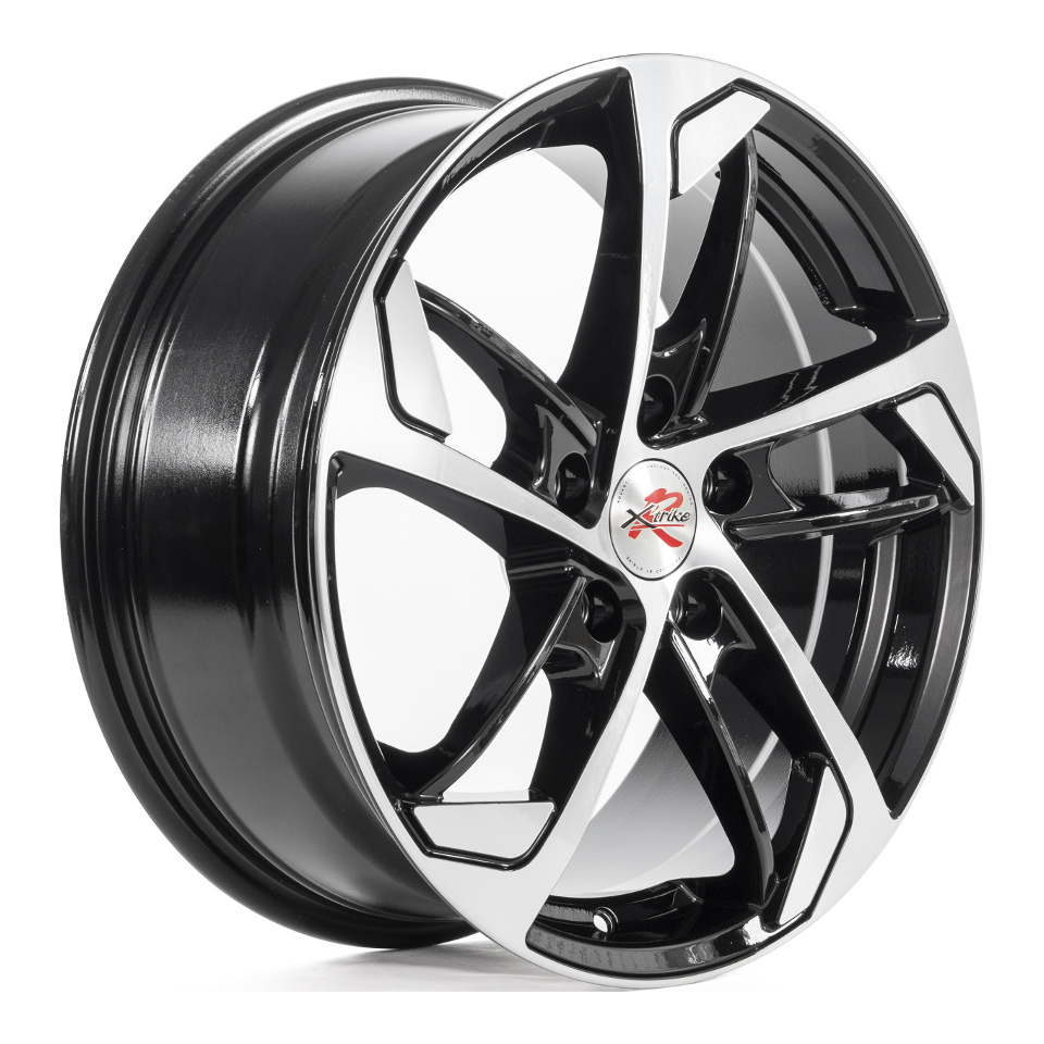 

Литой диск X`trike RST, Bk/fp, R037 7x17/5*114.3 D66.1 ET45 BK/FP