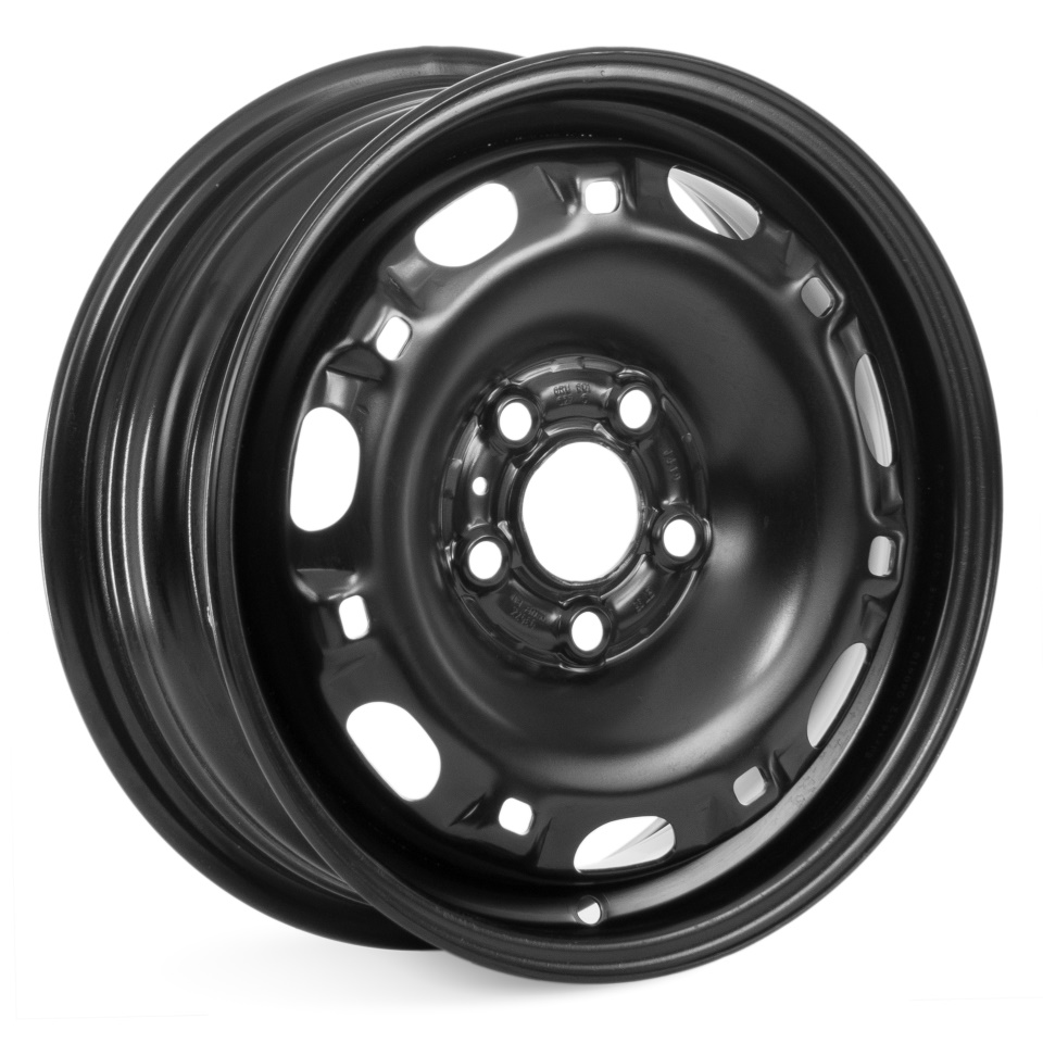 15007 AM VW Polo 6x15/5*100 D57.1 ET38 black 64h38d p volkswagen 6x15 5 100 d57 1 et38 black