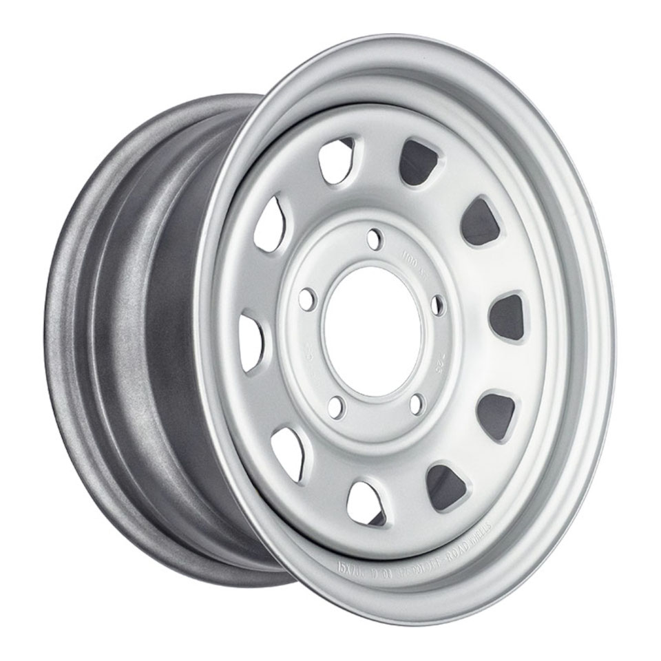 Off-Road Wheels Диск усиленный ВАЗ НИВА стальной серебристый (треугольник)