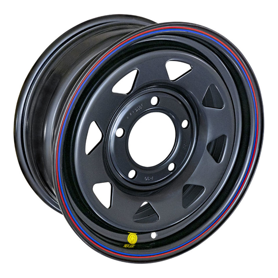Off-Road Wheels Диск усиленный ВАЗ НИВА стальной черный (треуг.)