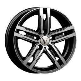 6x15 5*100 ET43 Dia57.1  Алмаз черный