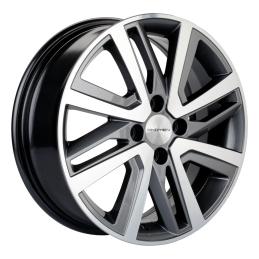 Khomen Wheels KHW1609 (Vesta/Largus) 6x16 PCD4x100 ET50 Dia60.1 Gray-FP