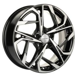 Khomen Wheels KHW1716 (Evolute i-Joy) 7x17 PCD5x110 ET40 DIA 67.1  Black-FP