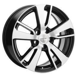 Khomen Wheels KHW1704 (Ford C-Max) 7x17 PCD5x108 ET50 DIA 63.35  Black-FP