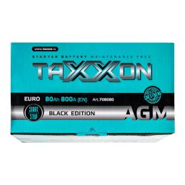 TAXXON  AGM EURO  80Ah  800 En (обр)  [708080]  315х175х190
