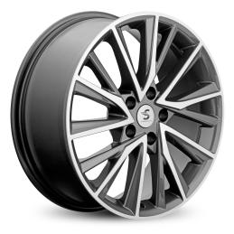 7.5x18 5*114.3 ET45 Dia67.1  Diamond gloss graphite