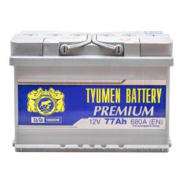 ТЮМЕНЬ  PREMIUM 6 СТ  77Ah  680 En (пр)  6CT77L 276х175х190