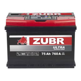ZUBR Ultra 75Ah 760 En (обр) ZU750 276х175х190