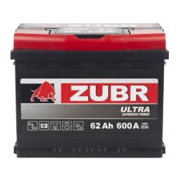 ZUBR  Ultra  62Ah  600 En (обр)  ZU620 242х175х175