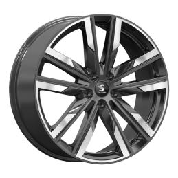 8x20 5*114.3 ET40 Dia67.1  Diamond black Gris