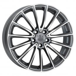 7.5x17 5*112 ET36 Dia66.6  Gunmetal Mirror Face