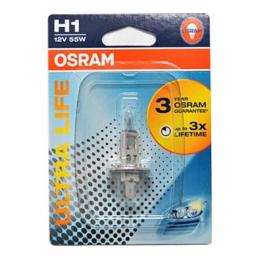 Лампа H1 OSRAM 64150ULT 12V 55W P14.5s, Ultra Life