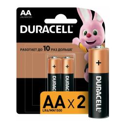 Батарейка Duracell Turbo Max LR6 MX1500 BL-2 1,5В алкалиновая тип AA с индикатором заряда 2шт (944302)