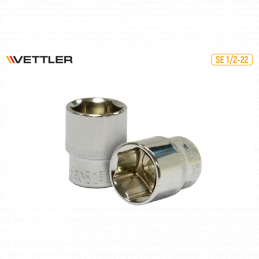 Головка торцевая VETTLER SE 1/2-22 22 мм (6-гр. квадрат 1/2)