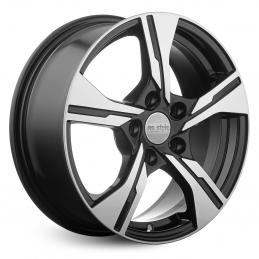 КиК КС1053 (ZV16_Qashqai) 6.5x16 PCD5x114.3 ET40 DIA 66.1  Алмаз-черный