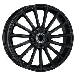 7.5x17 5*112 ET36 Dia66.6  Gloss Black Mirror Ring