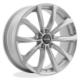 MAK Wolf 7.5x17 PCD5x100 ET48 Dia56.1 Silver