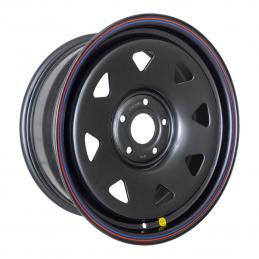 Off-Road Wheels Диск усиленный JEEP стальной черный (треуг. мелкий) 8x18 PCD5x127 ET30 DIA 71.6  Черный