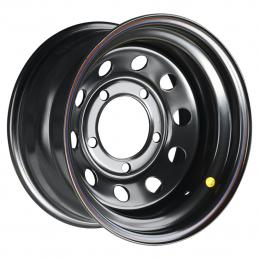 Off-Road Wheels Диск усиленный Ленд Ровер стальной черный 8x16 PCD5x165.1 ET-24 DIA 125  Черный