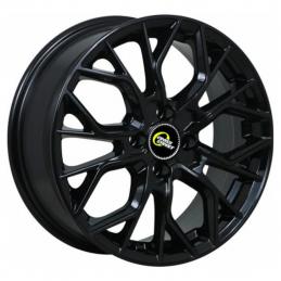 7x17 5*100 ET48 Dia56.1  BLACK