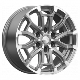 8x18 6*114.3 ET30 Dia66.1  алмаз графит