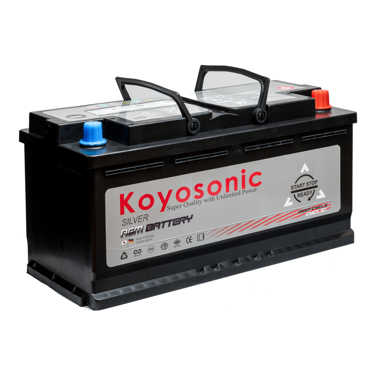 Koyosonic  Start-Stop AGM  105Ah  950 En (обр)  AGM 105 393х175х190