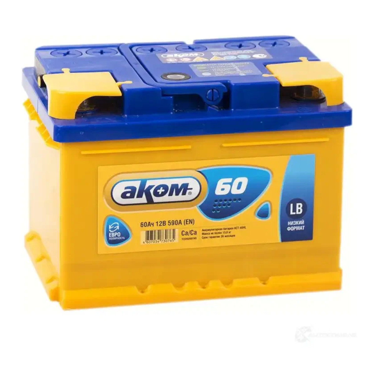 AKOM  60Ah  590 En (обр)  4607034730765 242х175х175