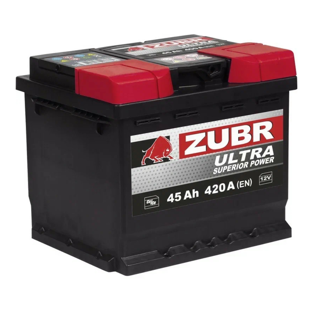ZUBR  Ultra  45Ah  420 En (обр)  ZU450 207х175х175