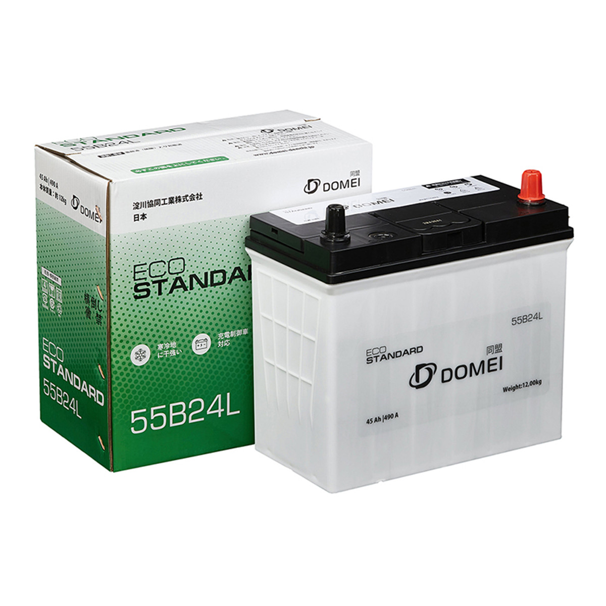 DOMEI  ECO STANDARD  45Ah  490 En (обр)  55B24L 238х129х225