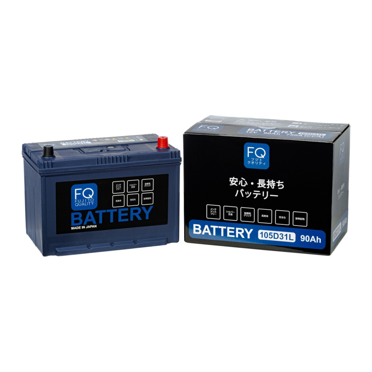FQ  BLUE ENERGY SERIES  90Ah  750 En (обр)  105D31L 306х175х225  (товар по акции)
