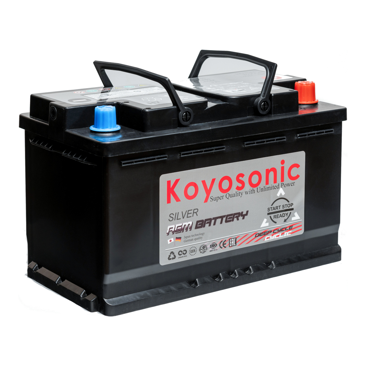 Koyosonic Start-Stop AGM 80Ah 800 En (обр) AGM 80 315х175х190 (товар по акции)