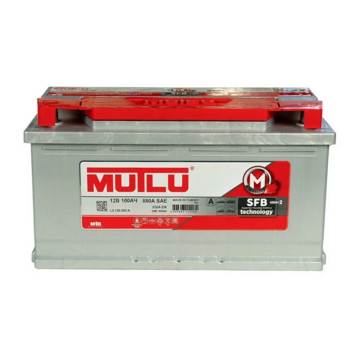 MUTLU  SFB M3  100Ah  830 En (обр)  L5.100.083.A 353х175х190  (товар по акции)