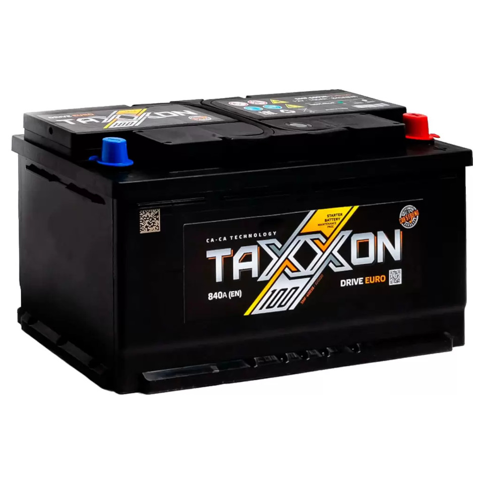 TAXXON  DRIVE EURO  100Ah  870 En (обр)  [720100]  353х175х190  (товар по акции)