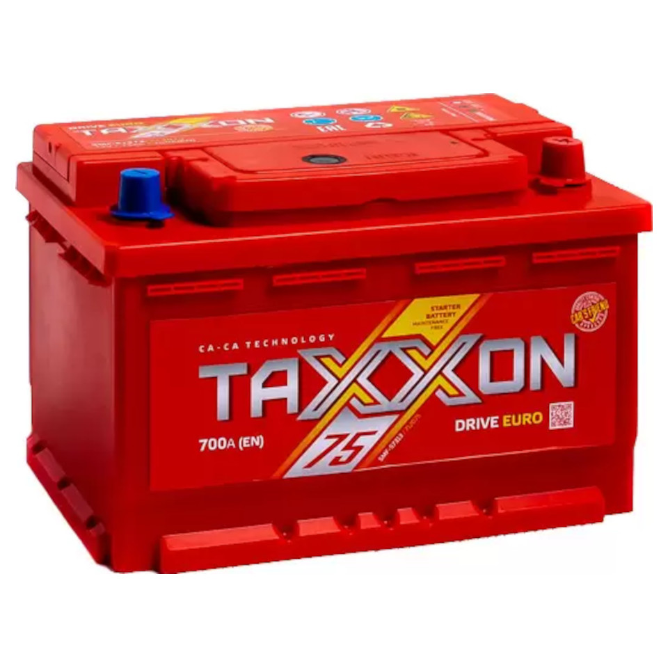 TAXXON  DRIVE EURO  75Ah  700 En (обр)  [712075]  276х175х175  (товар по акции)