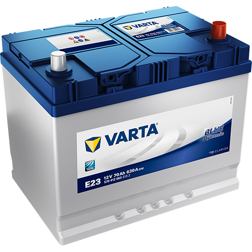 VARTA  BDn  70Ah  630 En (обр)  E23 260х175х225