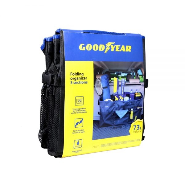Органайзер в багажник Goodyear складной 3 секции (GY001003)